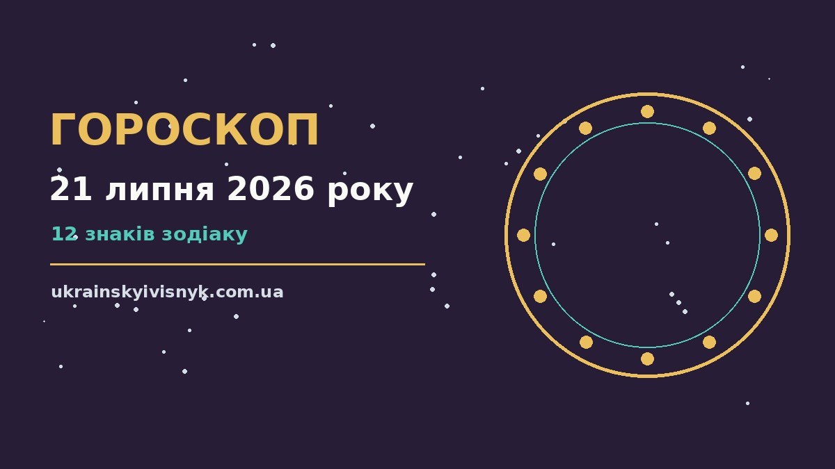 Гороскоп на 21 липня 2026 року: рішення та підказки дня для планів і важливих справ