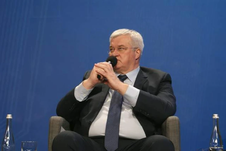 Андрій Сибіга під час пресконференції з Джейхуном Байрамовим у Києві 6 серпня 2026 року