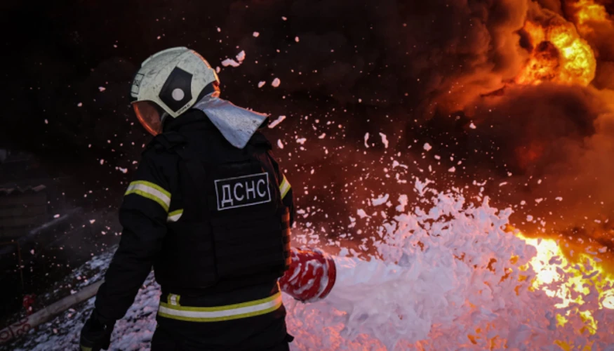 Ткаченко повідомив про пожежу на складі цивільного призначення у Бучанському районі