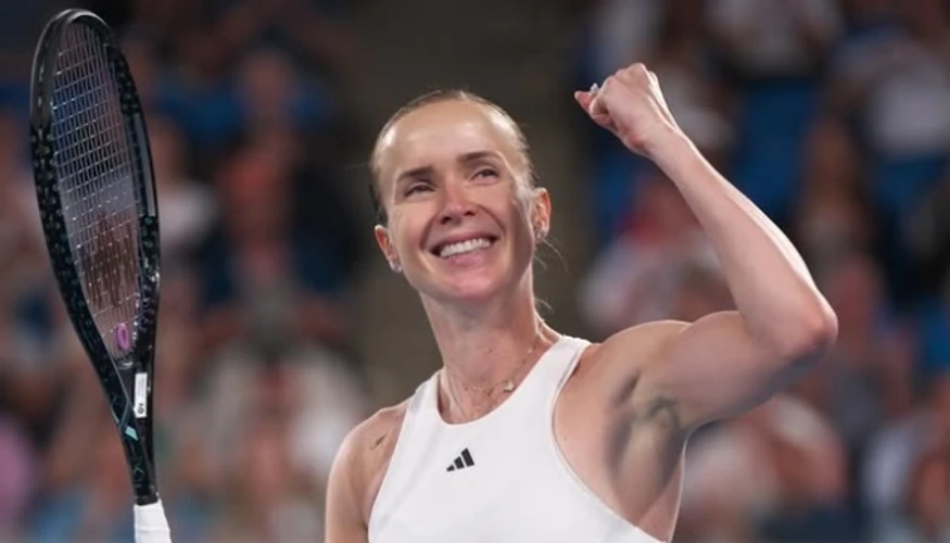 Еліна Світоліна на корті під час матчу 1/8 фіналу China Open у Пекіні